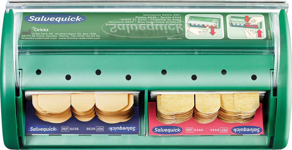 Pflasterspender Salvequick incl. Refill