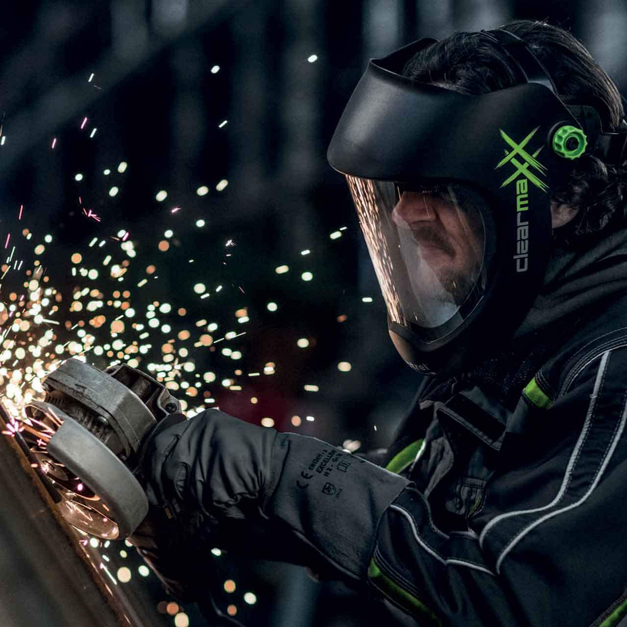 Optrel Schleifhelm Clearmaxx schwarz