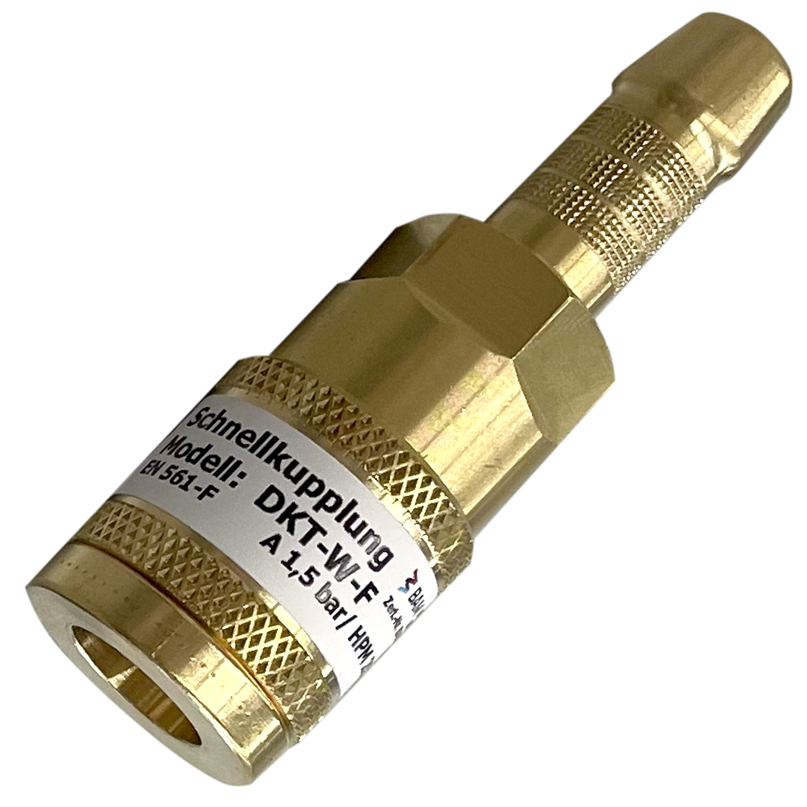 Schlauchkupplung DKT-W Brenngas 9 mm