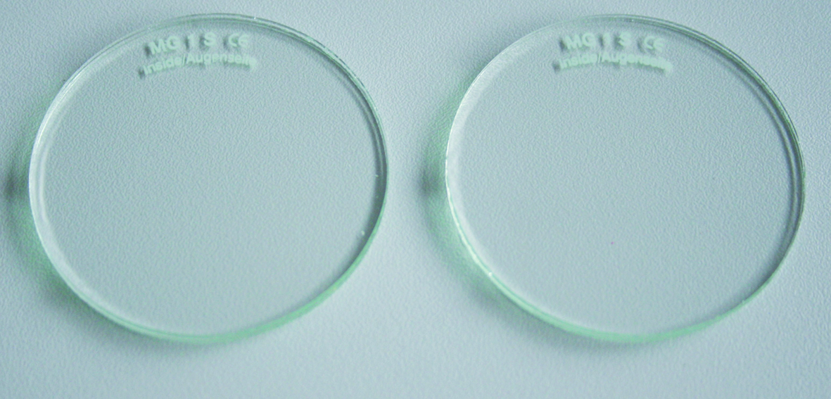 Brillenglas Ø 50 mm Splitterfrei - 1 Paar
