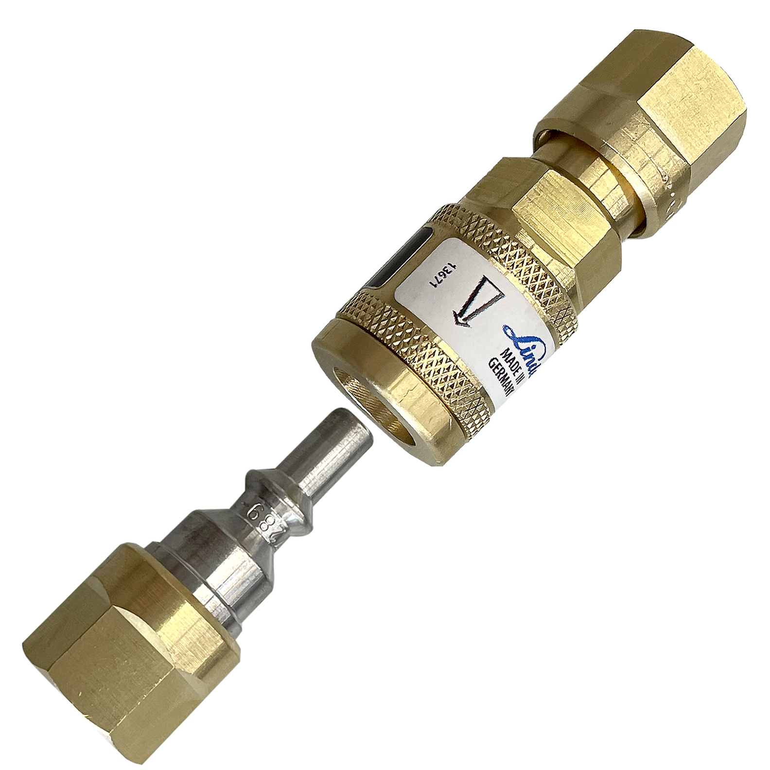 Schlauchkupplung DKD-W Neutrale Gase G 1/4 RH