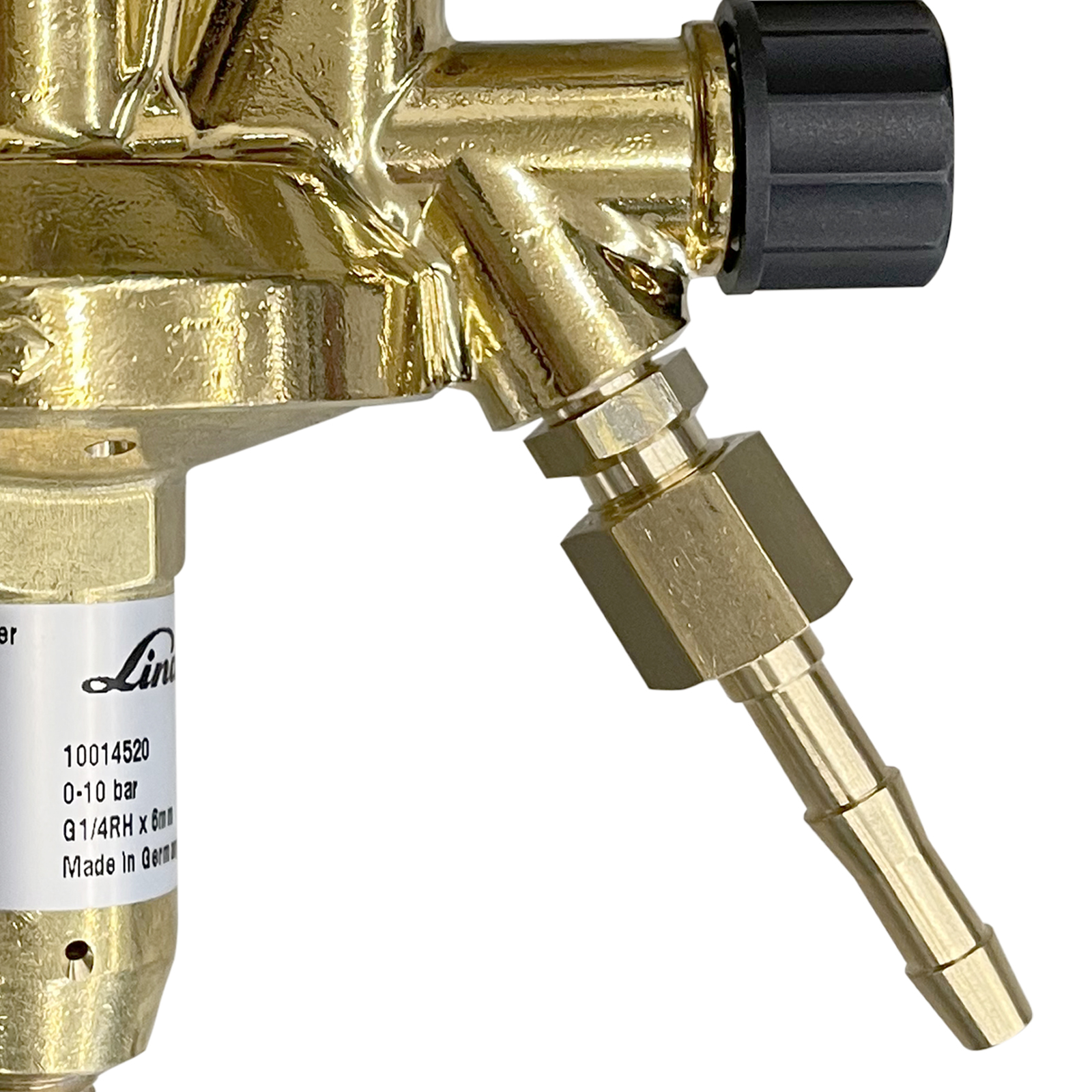 Flaschendruckminderer CO2/Argon 200 bar 0-10 bar einstufig