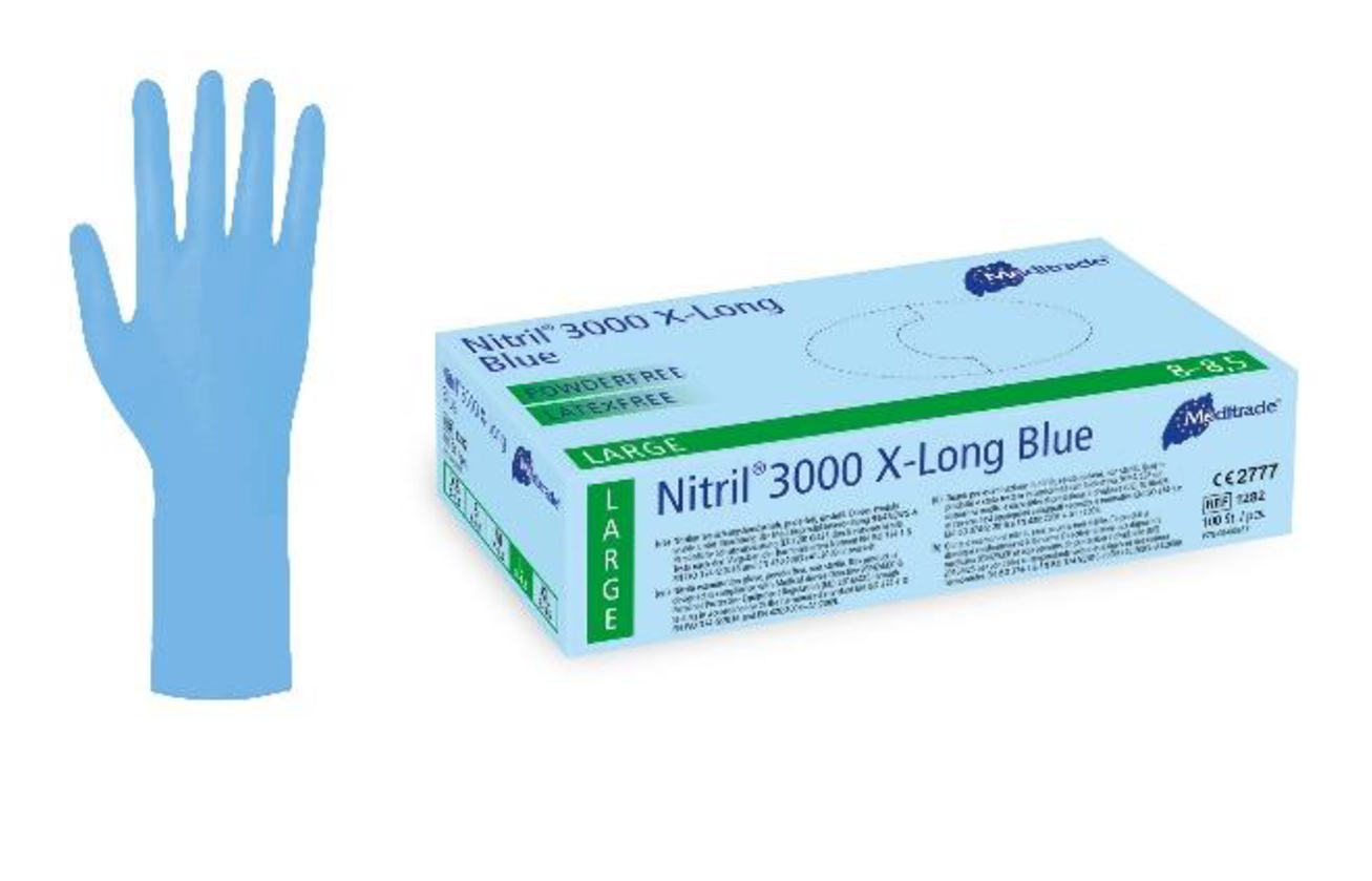Nitril®3000 x-long blue Einweghandschuh 100 Stück