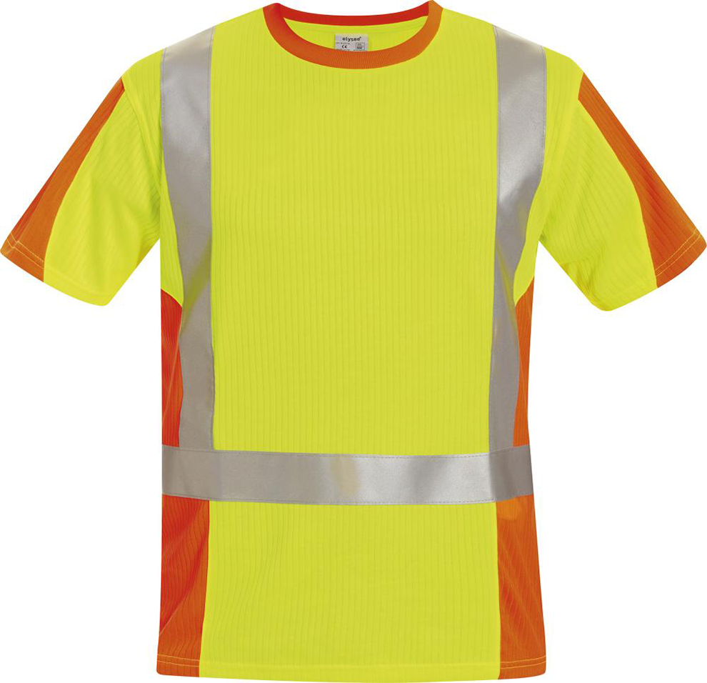 Warnschutz-T-Shirt Utrecht, Gr. 3XL, gelb/orange