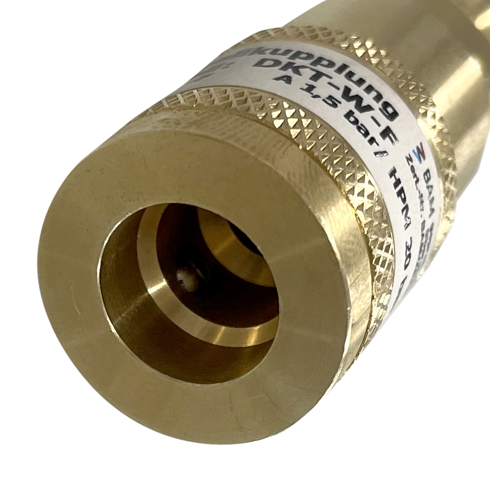 Schlauchkupplung DKT-W Brenngas 6,3 mm