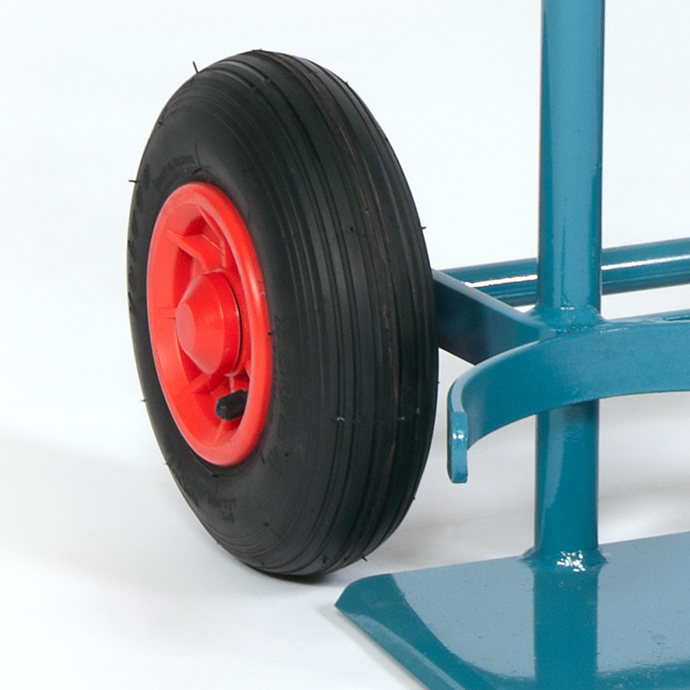 Stahlflaschenwagen für 2 Flaschen, 2 Holm,  2 x 10 l ohne Werkzeugkasten