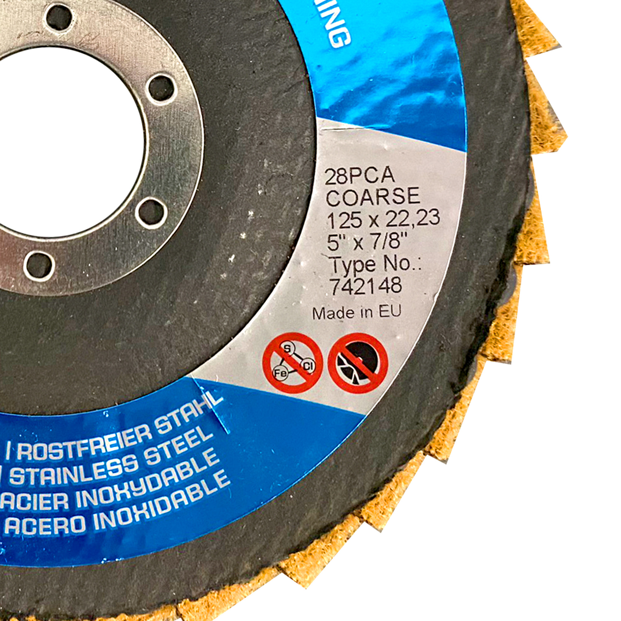 CONDITIONING Lamellen-Polierscheiben Ø 125 x 22,23 mm coarse