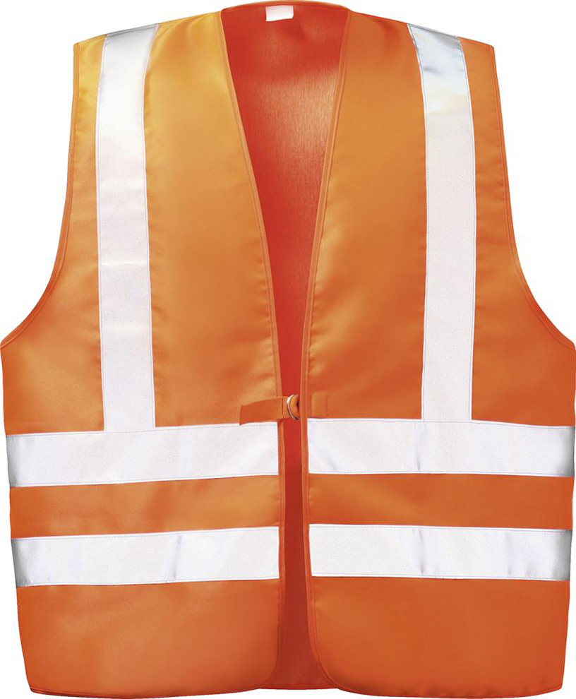 Warnweste Wilfried, Gr. L, Textil, orange