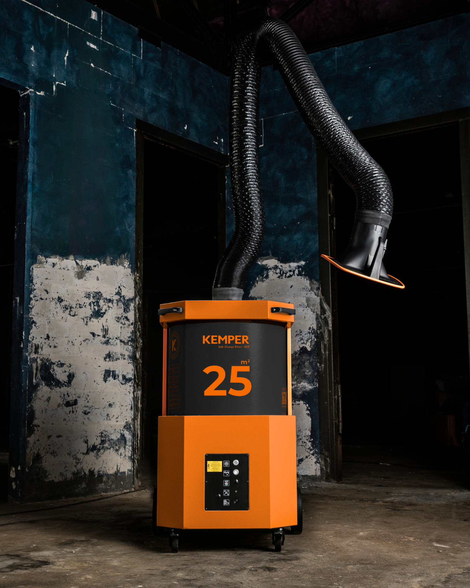 Kemper SmartFil Absauggerät, Rohrausführung 4 m Arm
