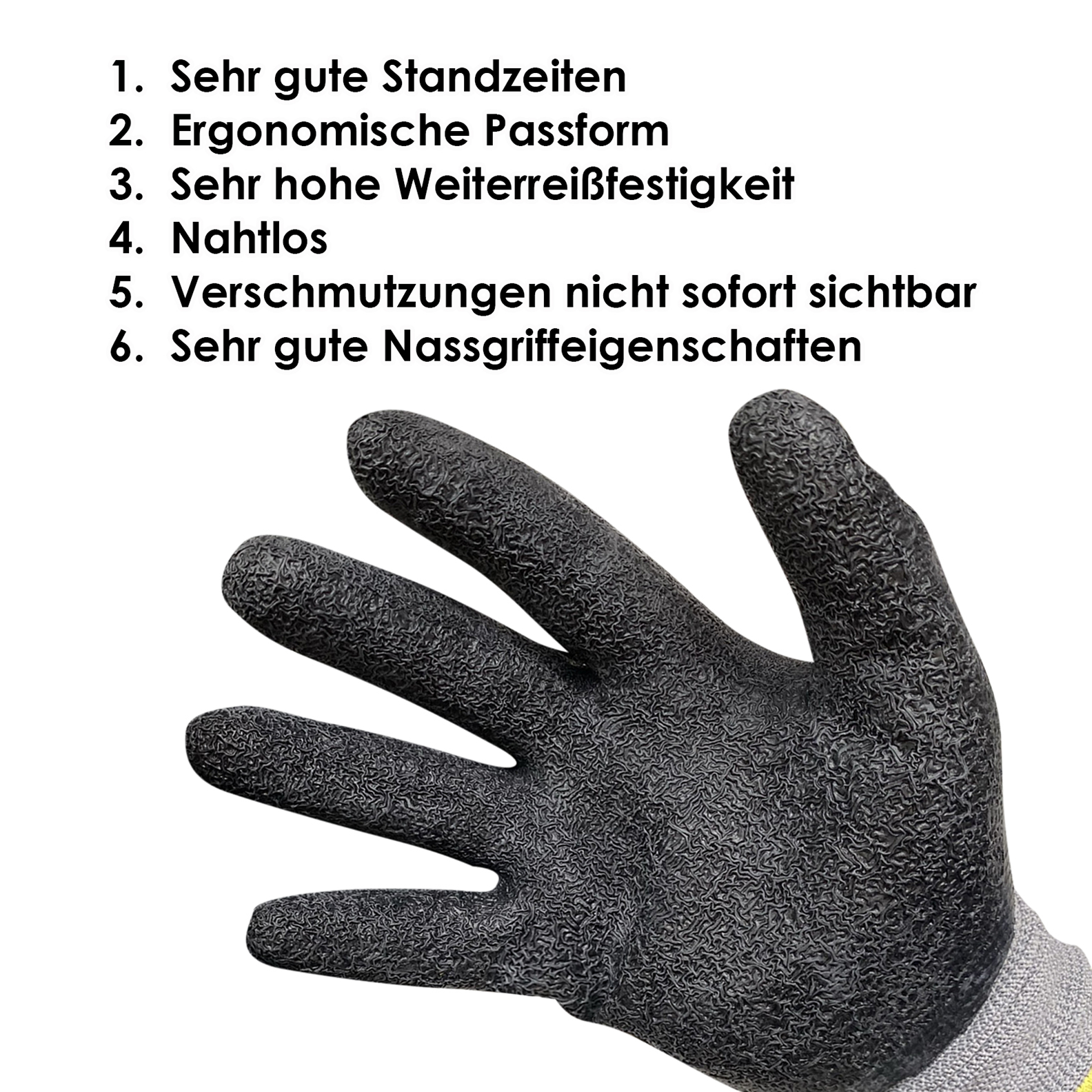 Montagehandschuhe Superflex Grey 6