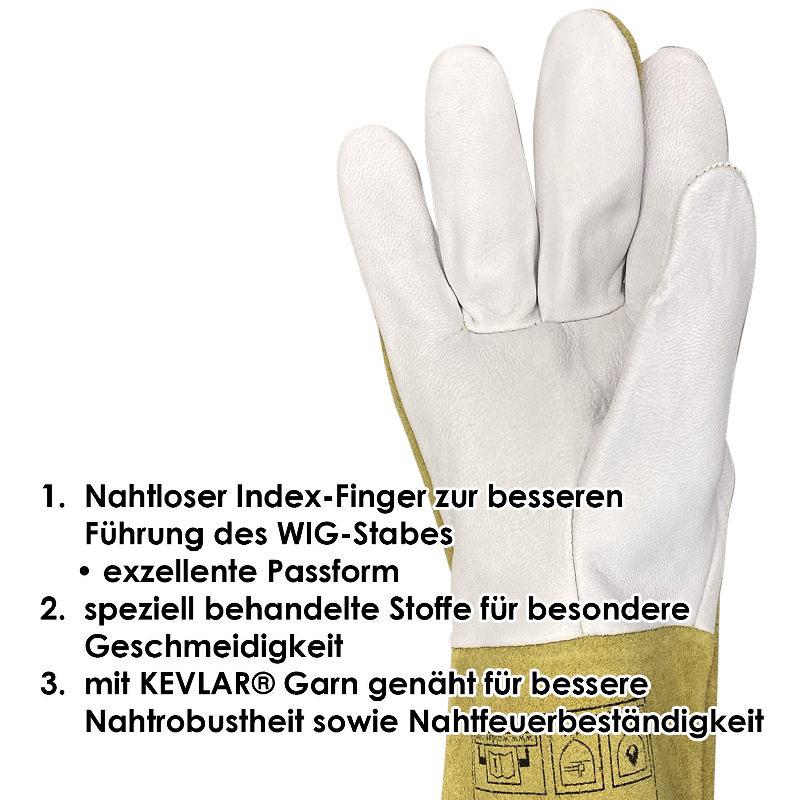 WIG-Handschuhe SOFTouch Ziege M