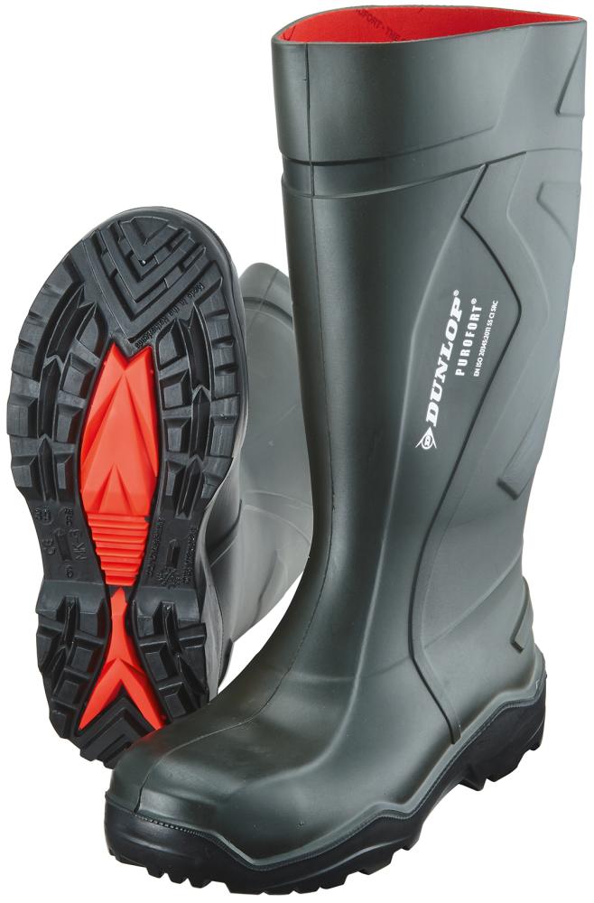 Stiefel Purofort®+ full safety, S5 CI SRC, grün