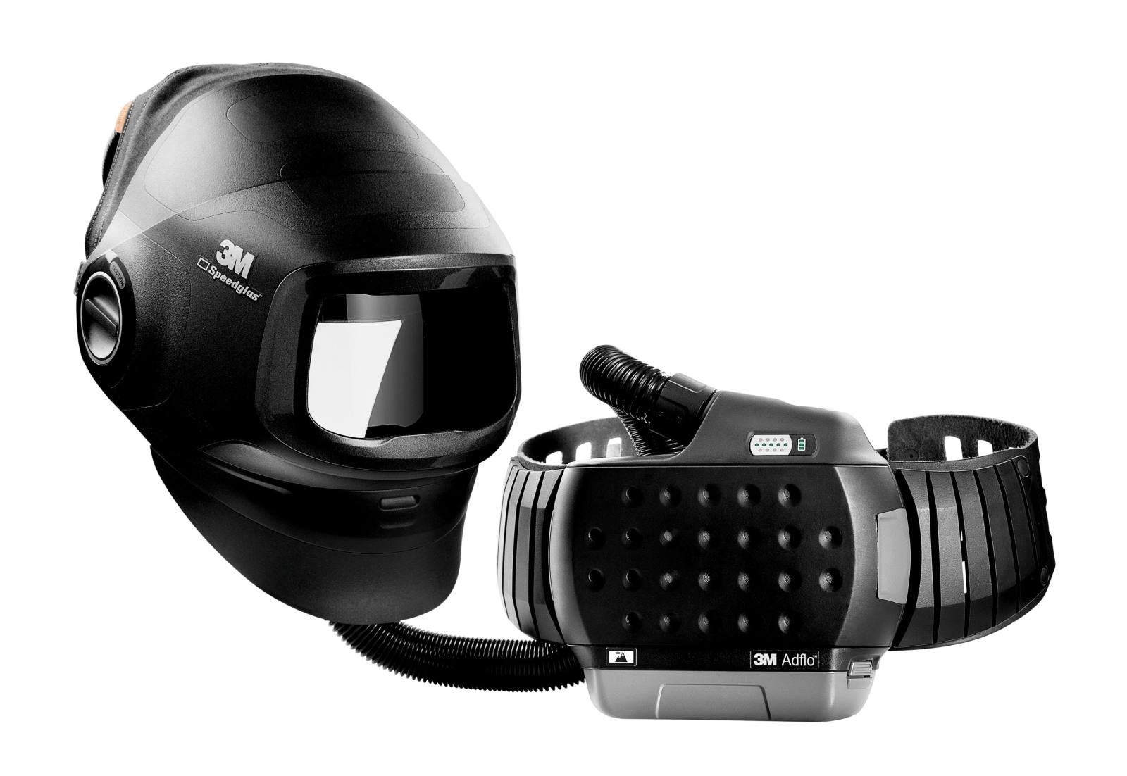 3M™ Speedglas G5-01 Schweißmaske ohne Schweißfilter mit 3M Adflo Gebläseatemschutzsystem