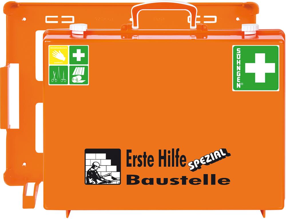 Erste-Hilfe-Koffer Spezial MT-CD Baustelle, orange
