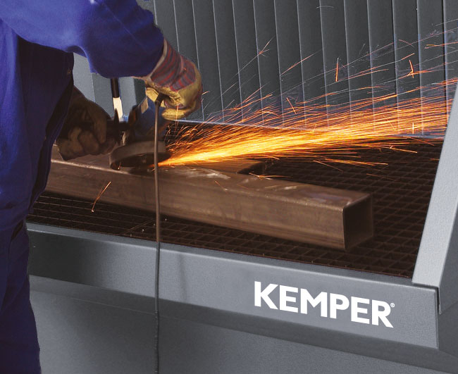 Kemper Schleiftisch für Absaugung Breite 1.360 mm