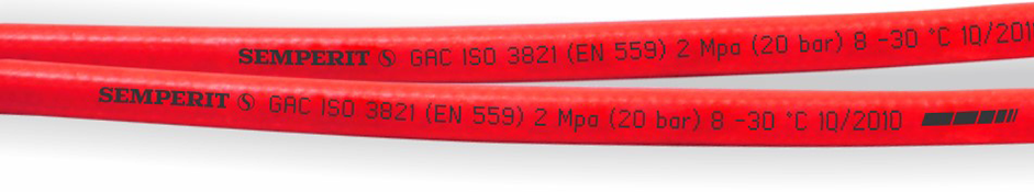 Schlauchgarnitur Ø 16 mm Azetylen/Sauerstoff 25 m