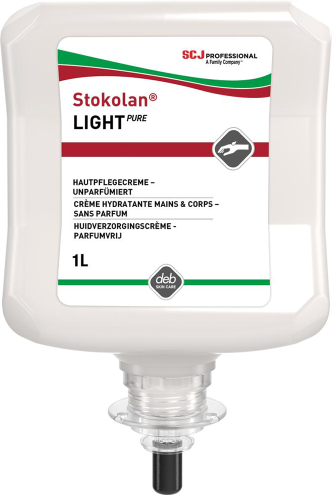 Stokolan® Light PURE Hautpflegecreme 1 l Kartusche für normale Haut