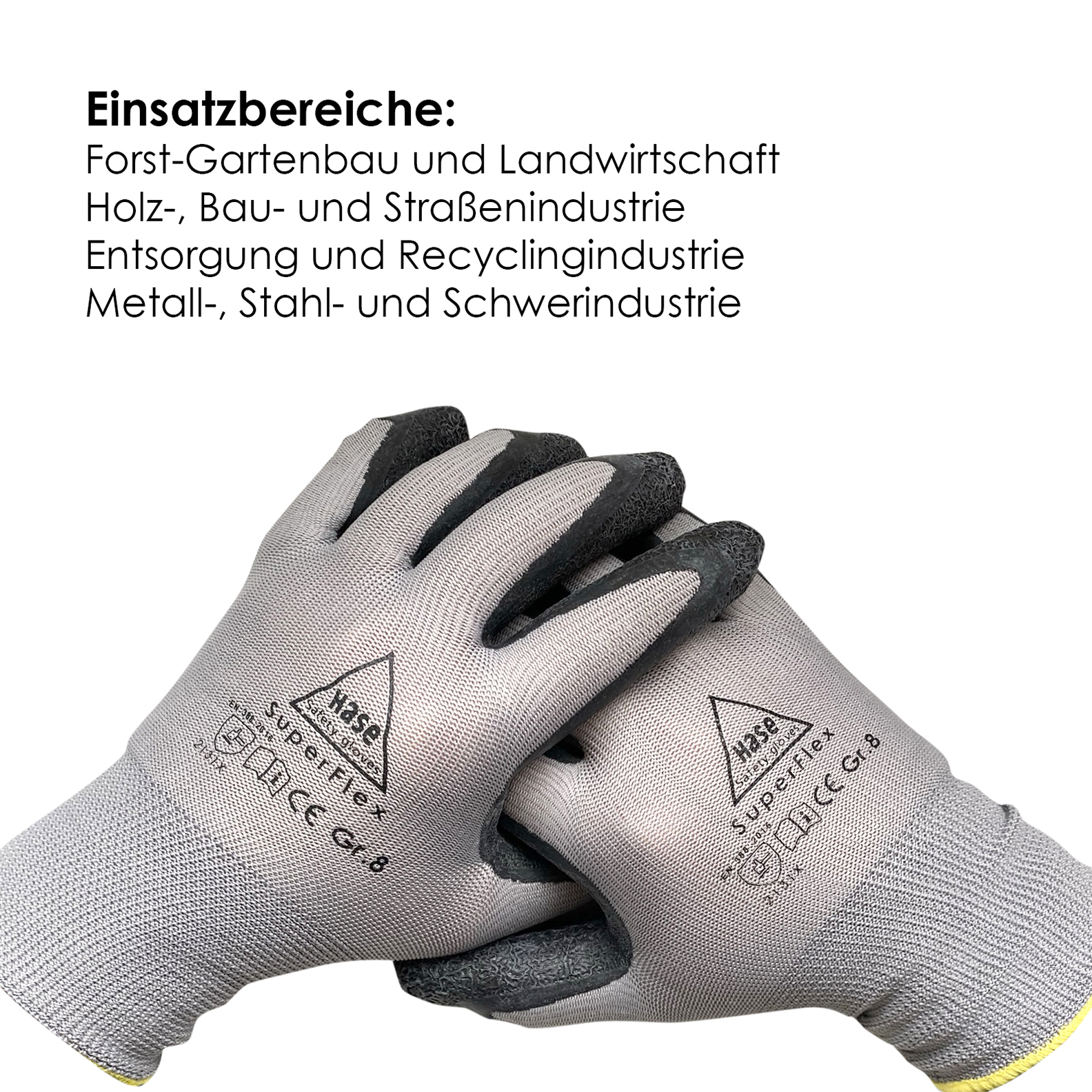 Montagehandschuhe Superflex Grey 6