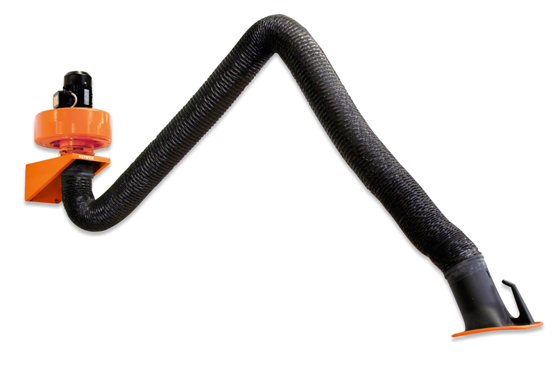 Kemper Abluftset, Schlauchausführung 4 m Arm