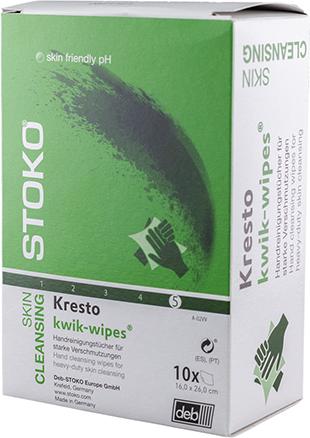 Solopol® kwik wipes Handreinigungstücher 70 Tücher Eimer starke Verschmutzungen