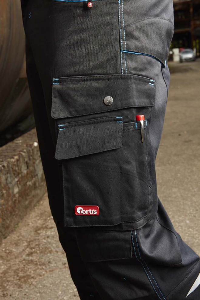 FORTIS Herren-Bundhose 24, blau/schwarz Gr.33