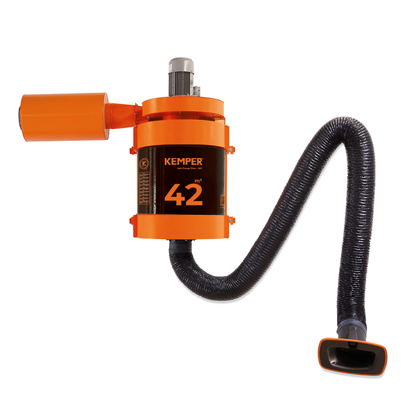 Kemper MaxiFil Absauggerät stationär, Schlauchausführung 5 m Arm