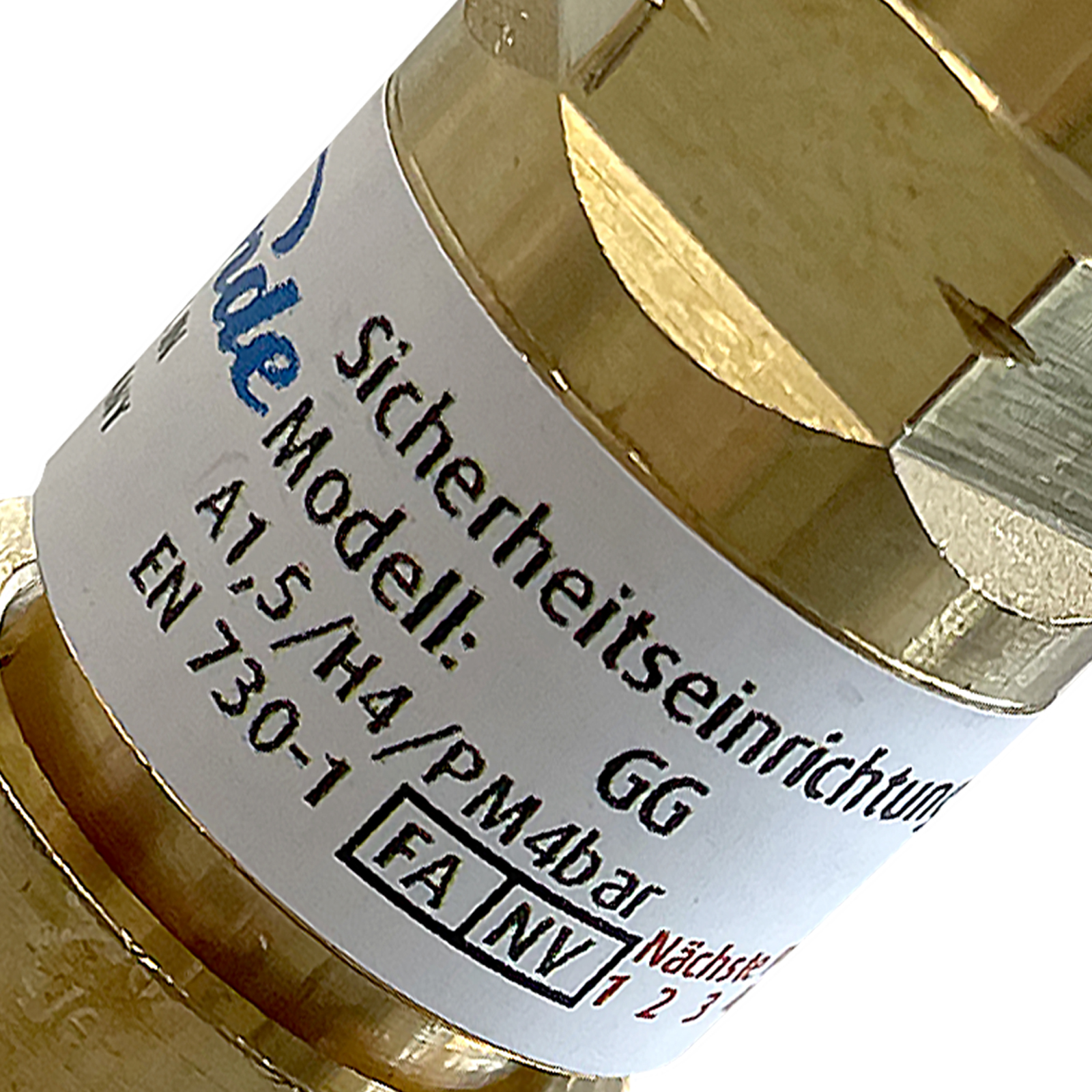 Sicherheitseinrichtung Brenngas GG G 3/8 LH