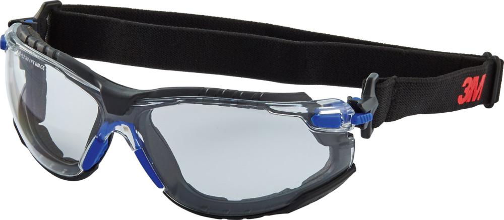 3M™ Brille Solus 1000 Set,PC, klar, SGAF/AS, blau/schwarz