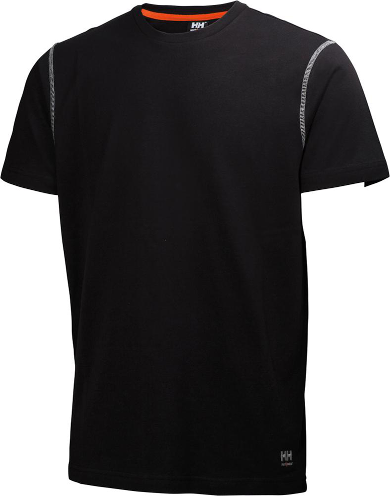 T-Shirt Oxford, Gr. L, schwarz