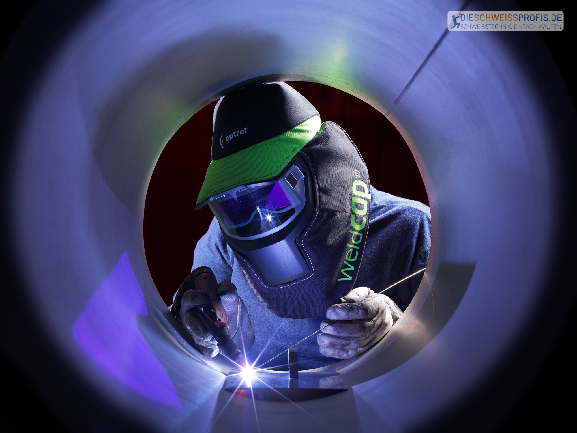 Automatikschweißhelm Optrel® weldcap RV 3/9-12