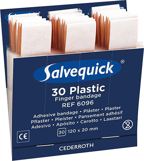 Salvequick Nachfüller 1 x 30 Pflaster, wasserabweisend