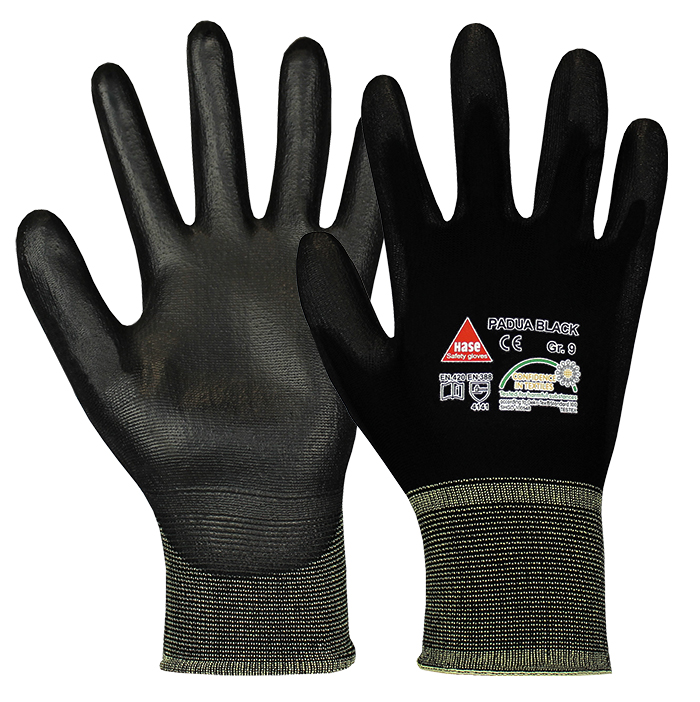 Montagehandschuhe Padua schwarz 8