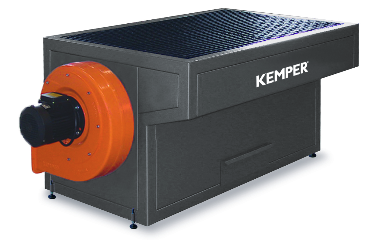 Kemper Schweißtisch mit Ventilator 1,5 kW/3x400 V/50Hz, 3000 cbm/h