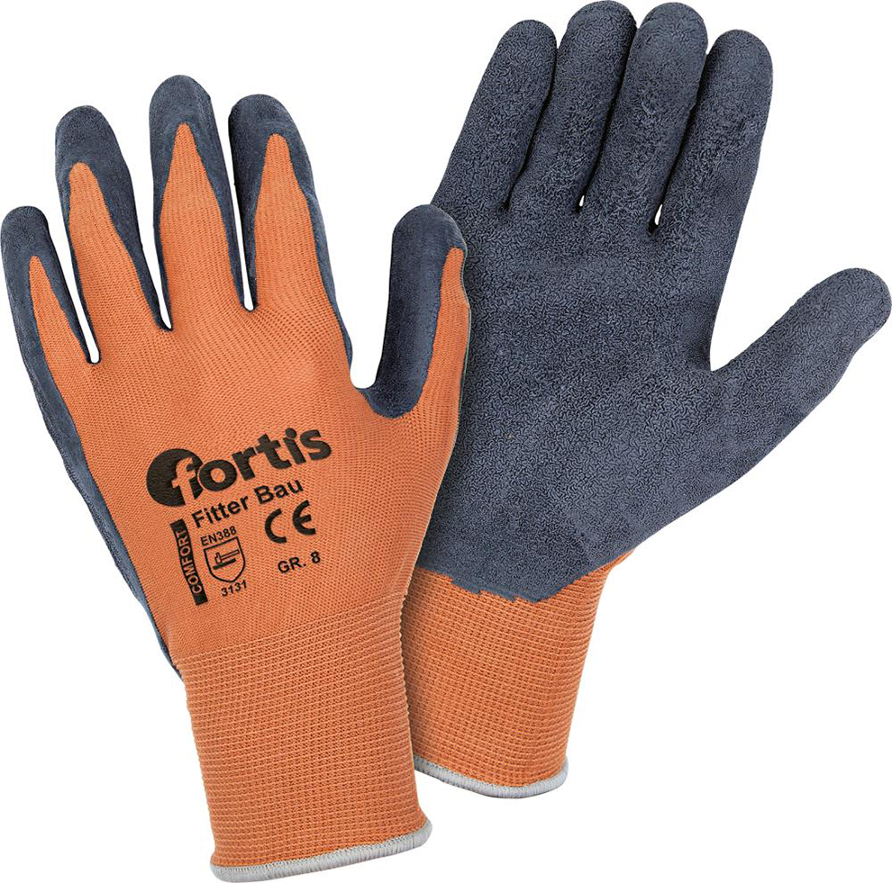 Strickhandschuh FItterBau, Gr. 8, FORTIS
