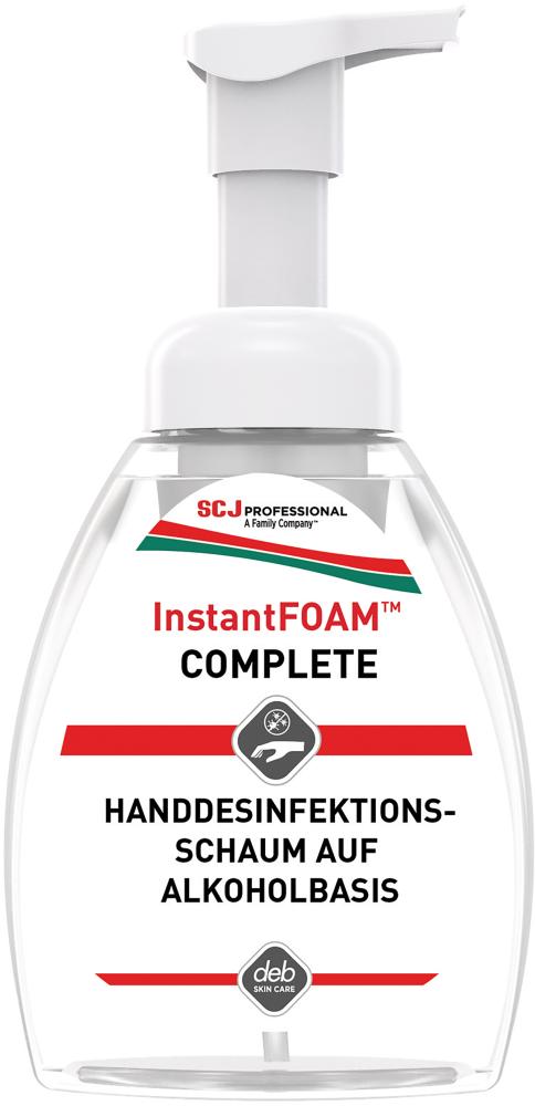 InstantFOAM® Complete Schaum-Handdesinfektion 250 ml Flaschen Alkoholbasis