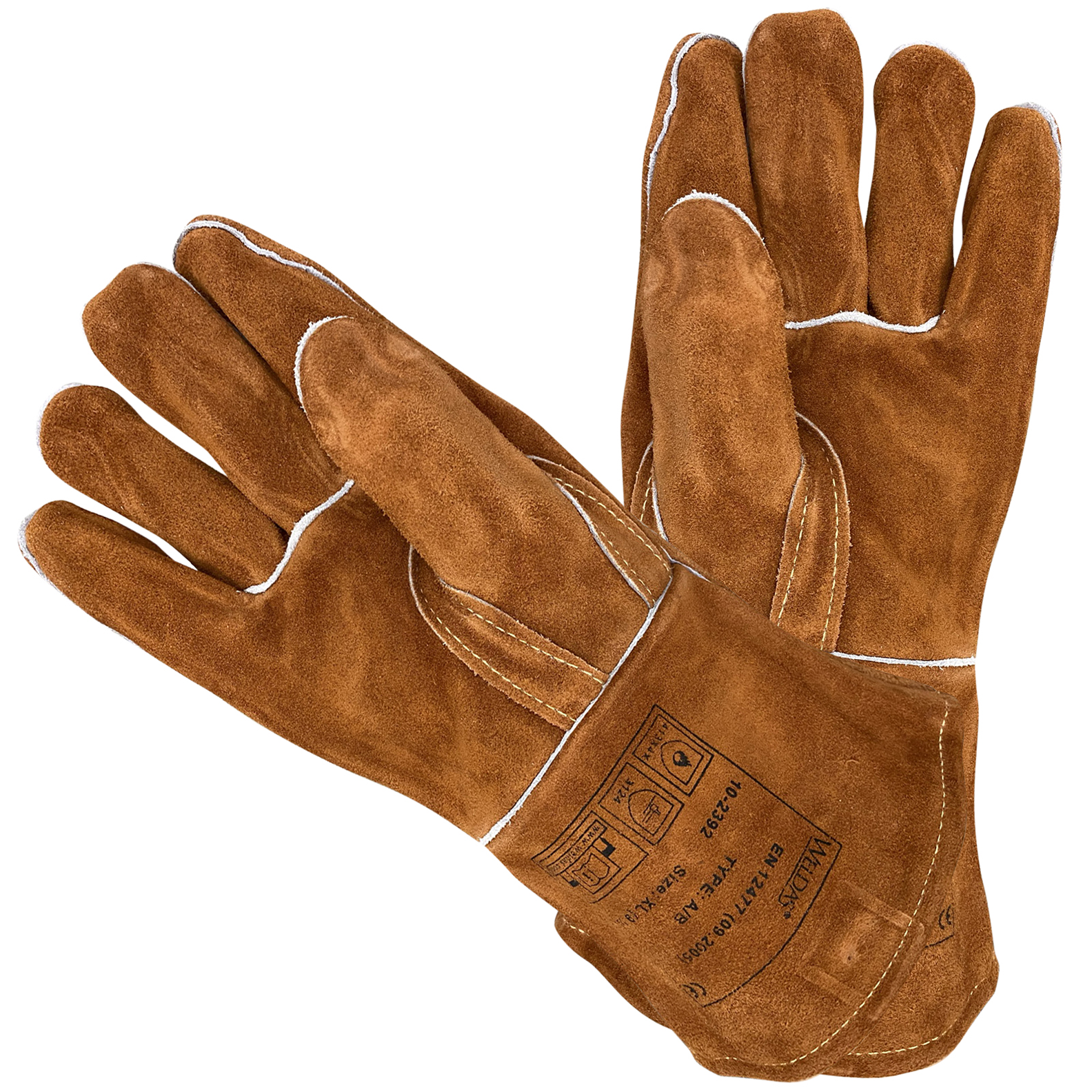 MIG/MAG-Handschuhe lavabraun S