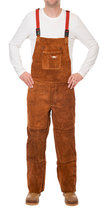 Schweißerlatzhose STEERSOtuff LavaBrown M