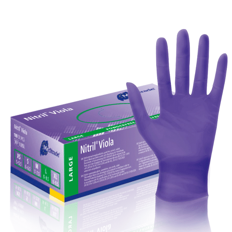 Nitril®Viola Einweghandschuh 100 Stück XL