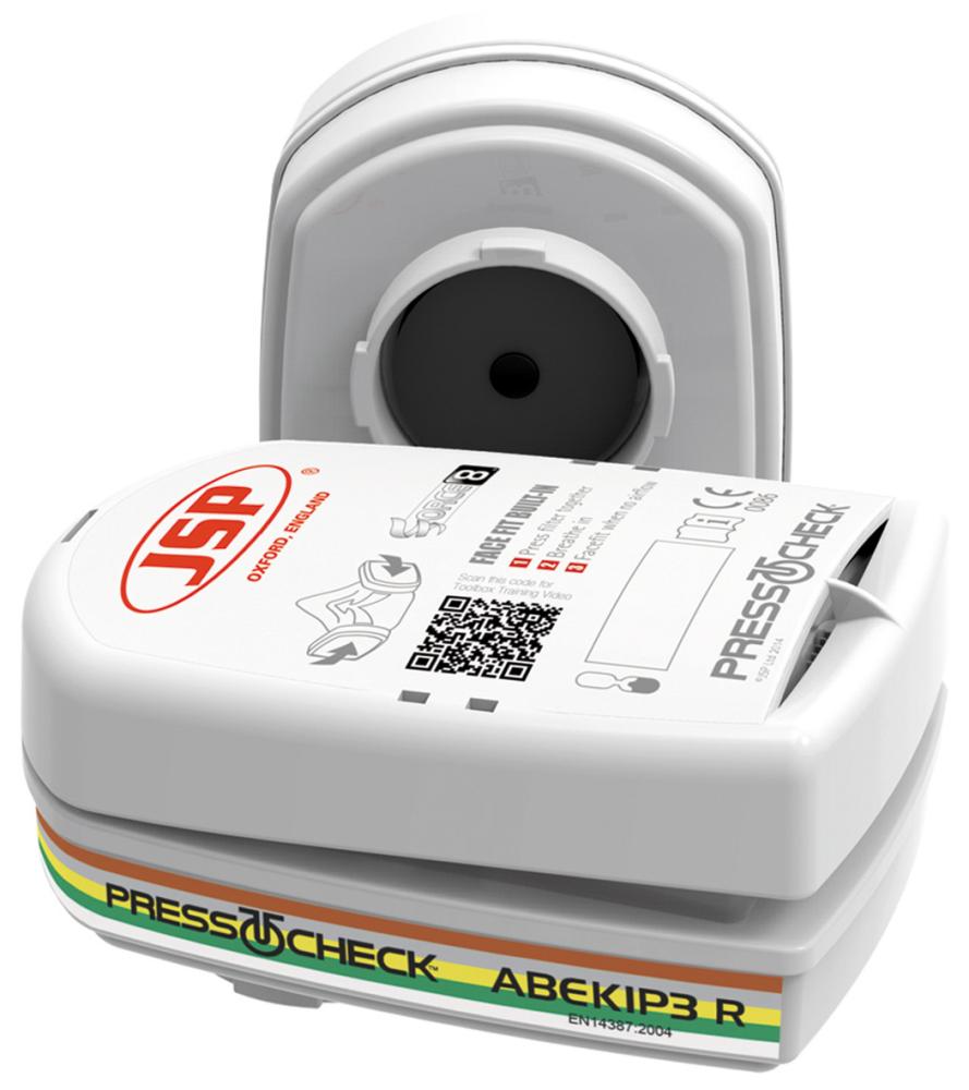 KombifilterPress to check ABEK1P3f.Maske Force 8, 2 Stück