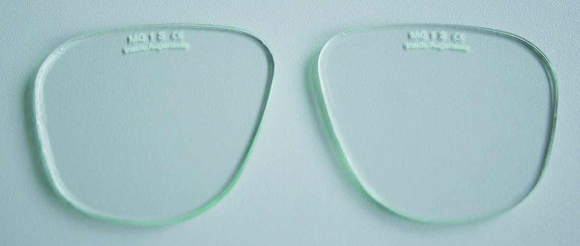 Brillenglas 62 x 52 mm Splitterfrei - 1 Paar