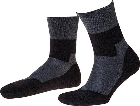 Funktionssocke F5, Gr. 45-47, schwarz/grau