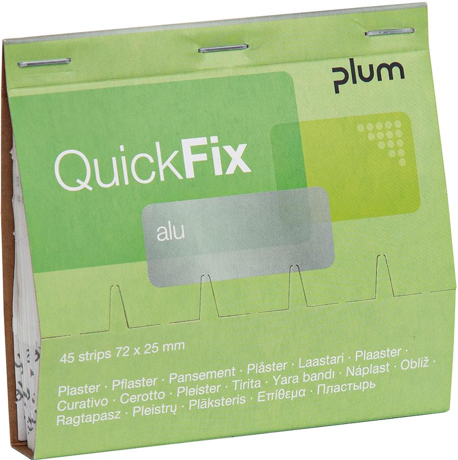 Pflasterspender QuickFix Alu mit Nachfüllpack