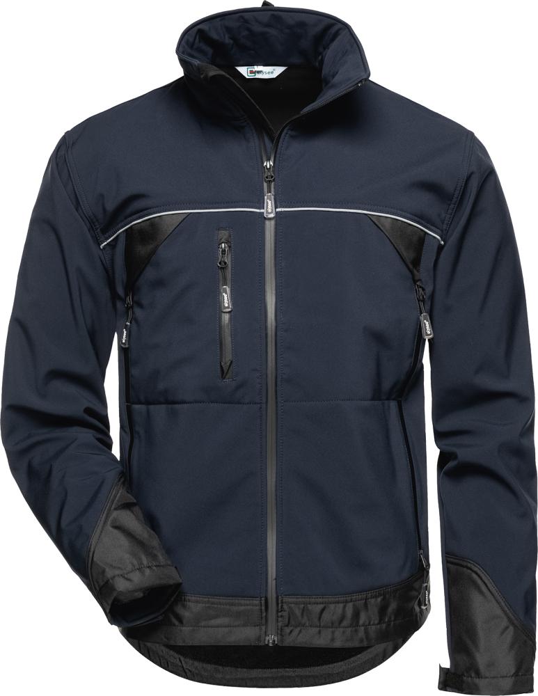 Jacke Gamma, Softshell, Gr. 3XL, marine/schwarz