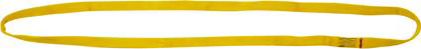 Bandschlinge LOOP 25mm, 1,2 m, 26 kN, gelb
