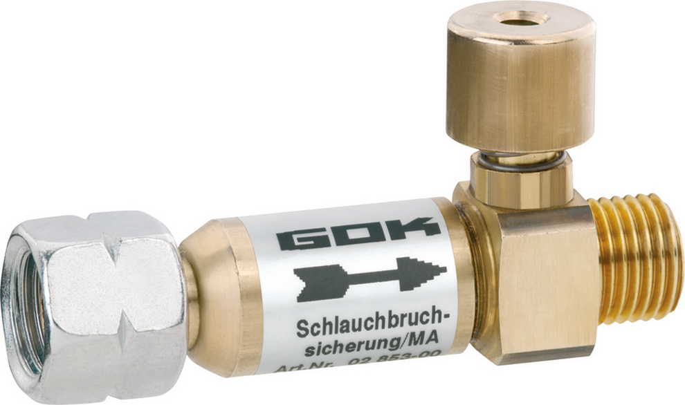 Schlauchbruchsicherung 50 mbar 1,5 kg/h