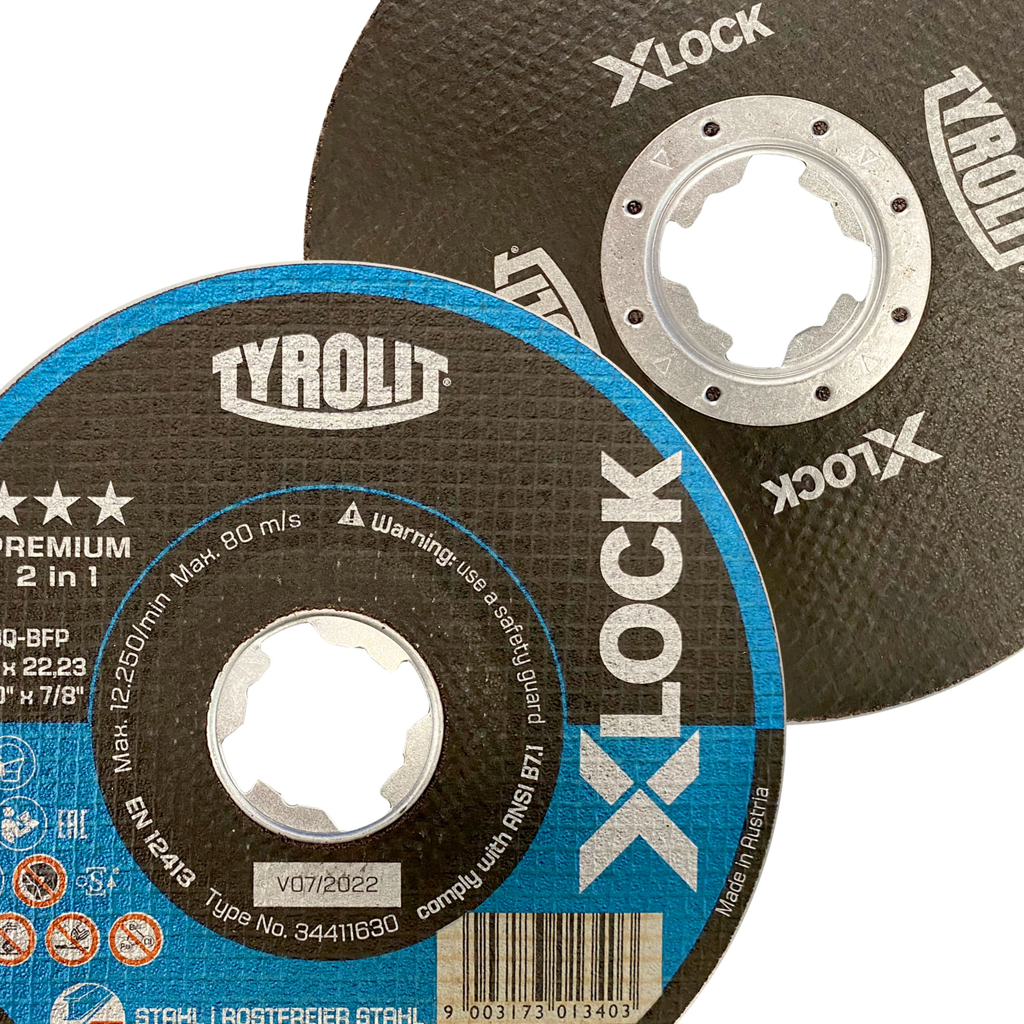 Trennscheibe X-LOCK Premium Stahl/Edelstahl Ø 115 x 1,0 x 22,23 mm - ABVERKAUF