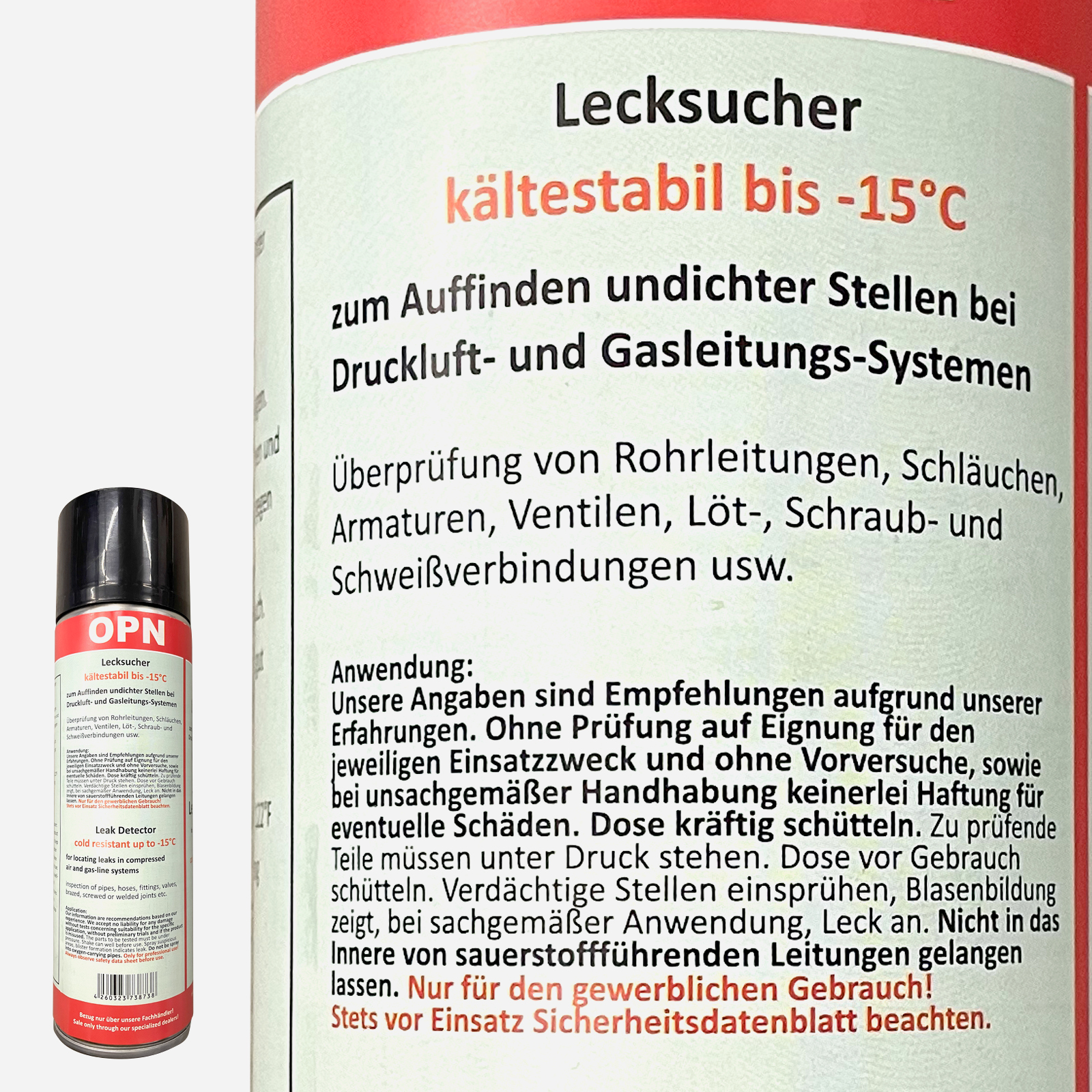 OPN Lecksucherspray kältestabil -15°C 400 ml