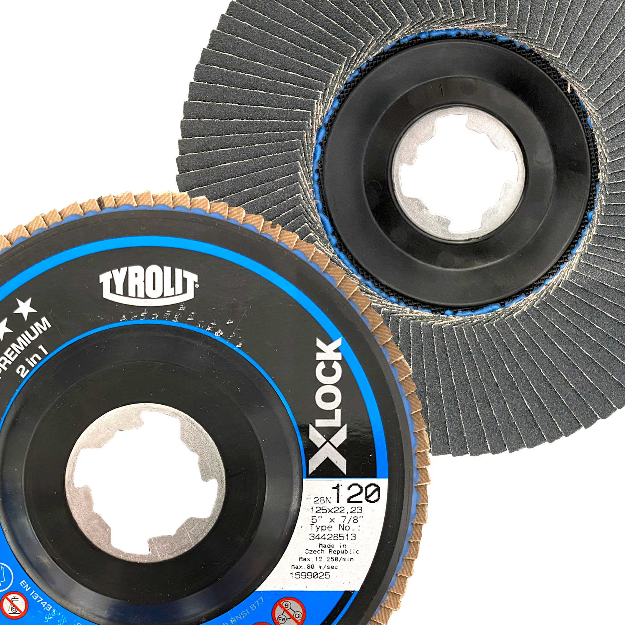 Fächerscheibe X-LOCK Premium Ø 115 x 22,23 mm gerade K 120
