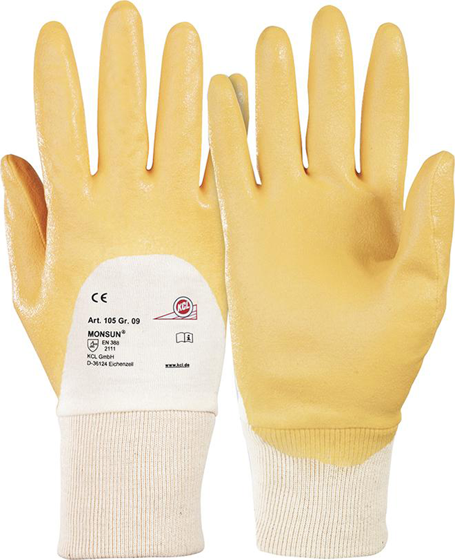 Handschuh Monsun 105, Gr. 8, curry