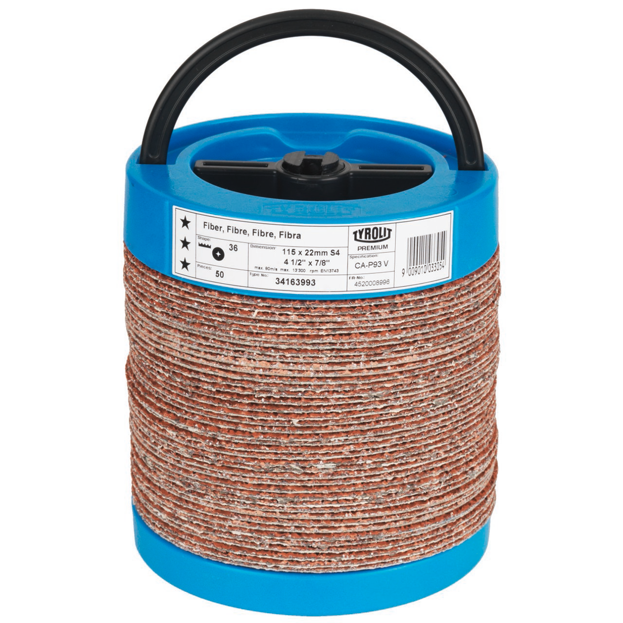 Sale-Fiberscheibe CA-P94 V 115 x 22 - 50 Stück Holder K 80 - Abverkauf